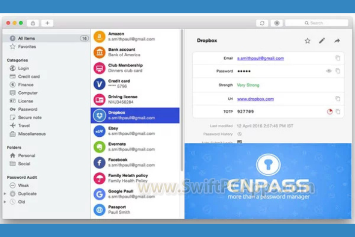 Enpass Password Manager 2025 v6.11.16 free download