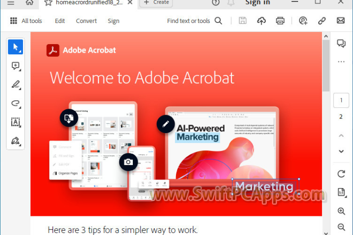 Adobe Acrobat Reader DC v2025.001.20937 for pc
