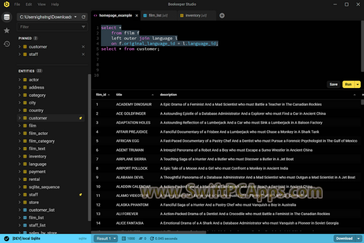 Beekeeper Studio 2025 v5.4.10 free download 