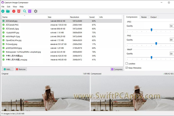 Caesium Image Compressor v2.8.5 free download