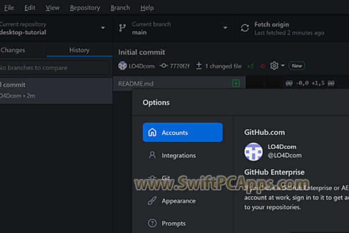 GitHub Desktop 2025 v3.5.4 full version