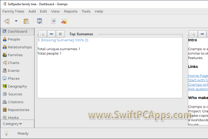 Gramps v6.0.6 full version