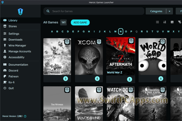 Heroic Games Launcher v2.18.1 full version