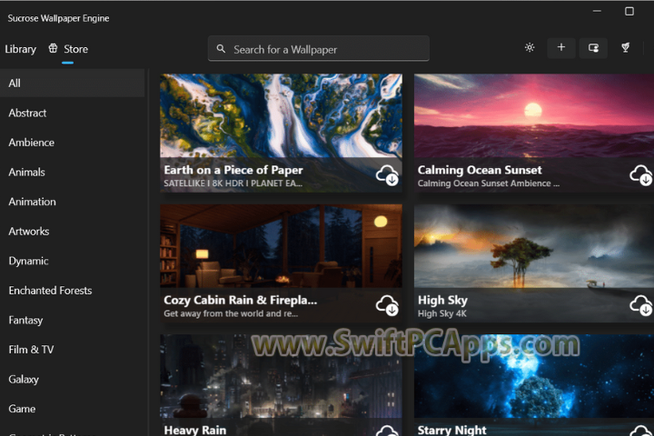 Sucrose Wallpaper Engine 2025 v25.11.2.0 for pc