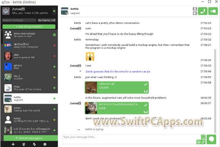 Tox Instant Messenger v1.18.3 free download