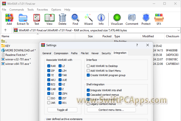 WinRAR v7.13 free download