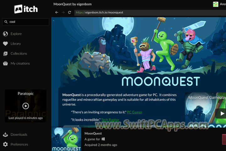 itch.io Desktop v1.0 free download