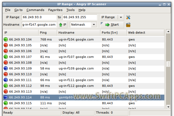 Angry IP Scanner v3.9.1 for pc