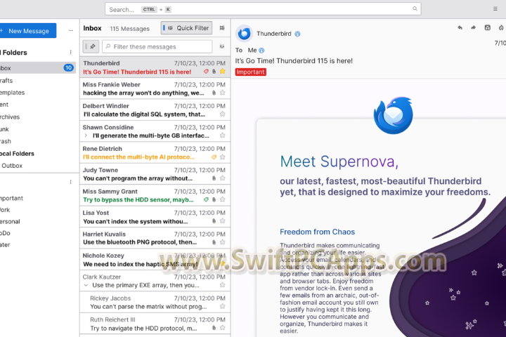 Mozilla Thunderbird v146.0.1 [Latest Software]