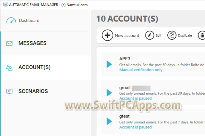 Namtuk Automatic Email Manager v2025.951.143 [Latest Software]