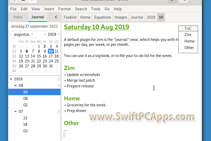 Zim-A Desktop Wiki v0.76.3 [Latest Software]