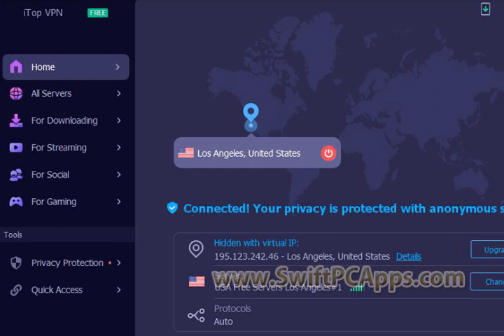 iTop VPN Free v7.0.0.6652 for pc