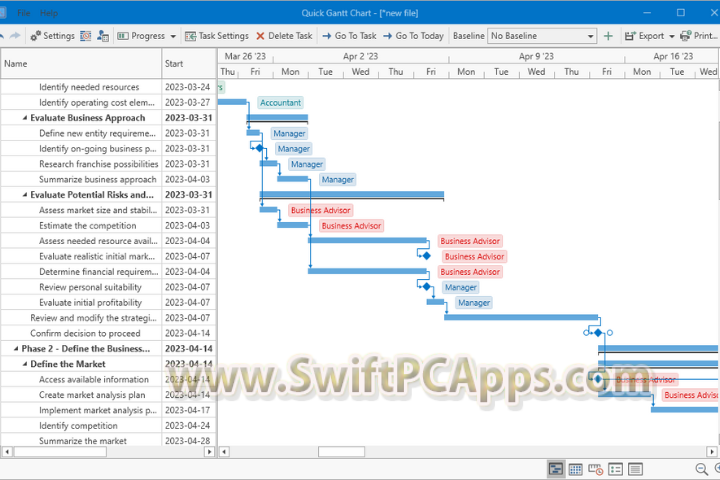 Defined Bytes Quick Gantt Chart v3.2.4 [Latest Software]